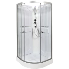 Душевая кабина Deto L 608 N 80х80 с LED подсветкой